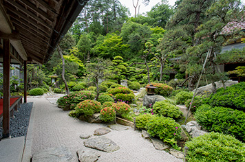 鉄師邸宅の庭園